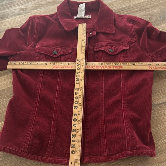 AMI A.M.I jacket blazer red Button Workwear - Picture 7 of 8